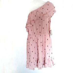 MOSSIMO One Shoulder Dress Blush Pink Size Large